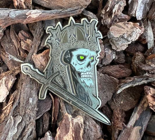 King of the Dead Enamel Pin (Gold Variant)