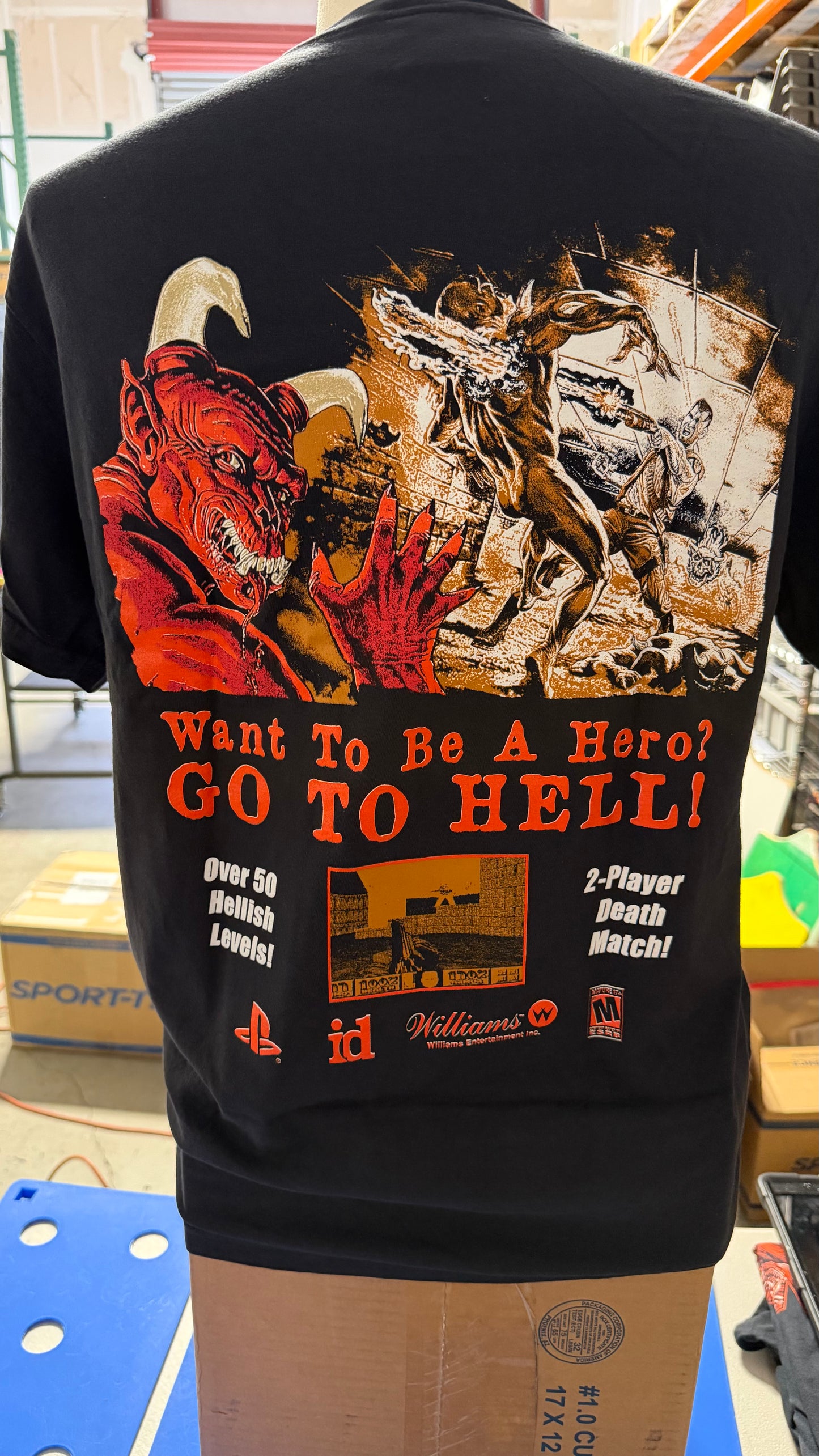 DOOM 1993 “Rip and Tear” - Comfort Colors