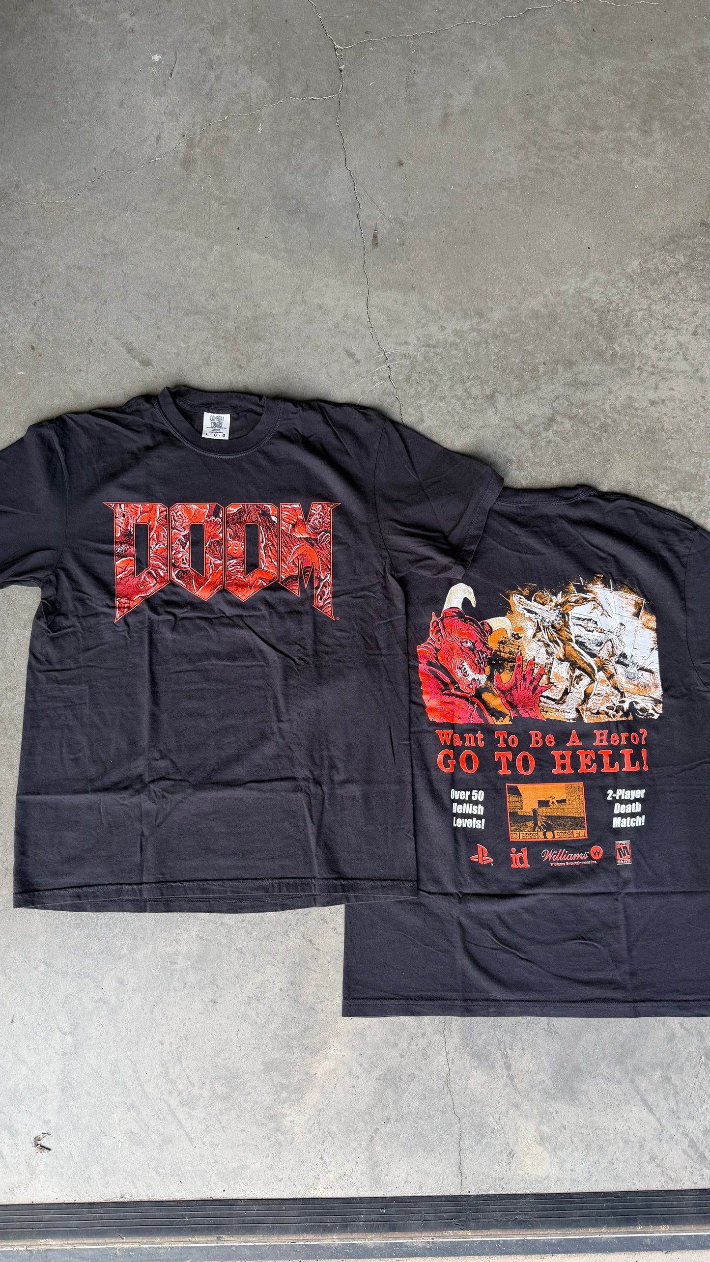 DOOM 1993 “Rip and Tear” - Comfort Colors