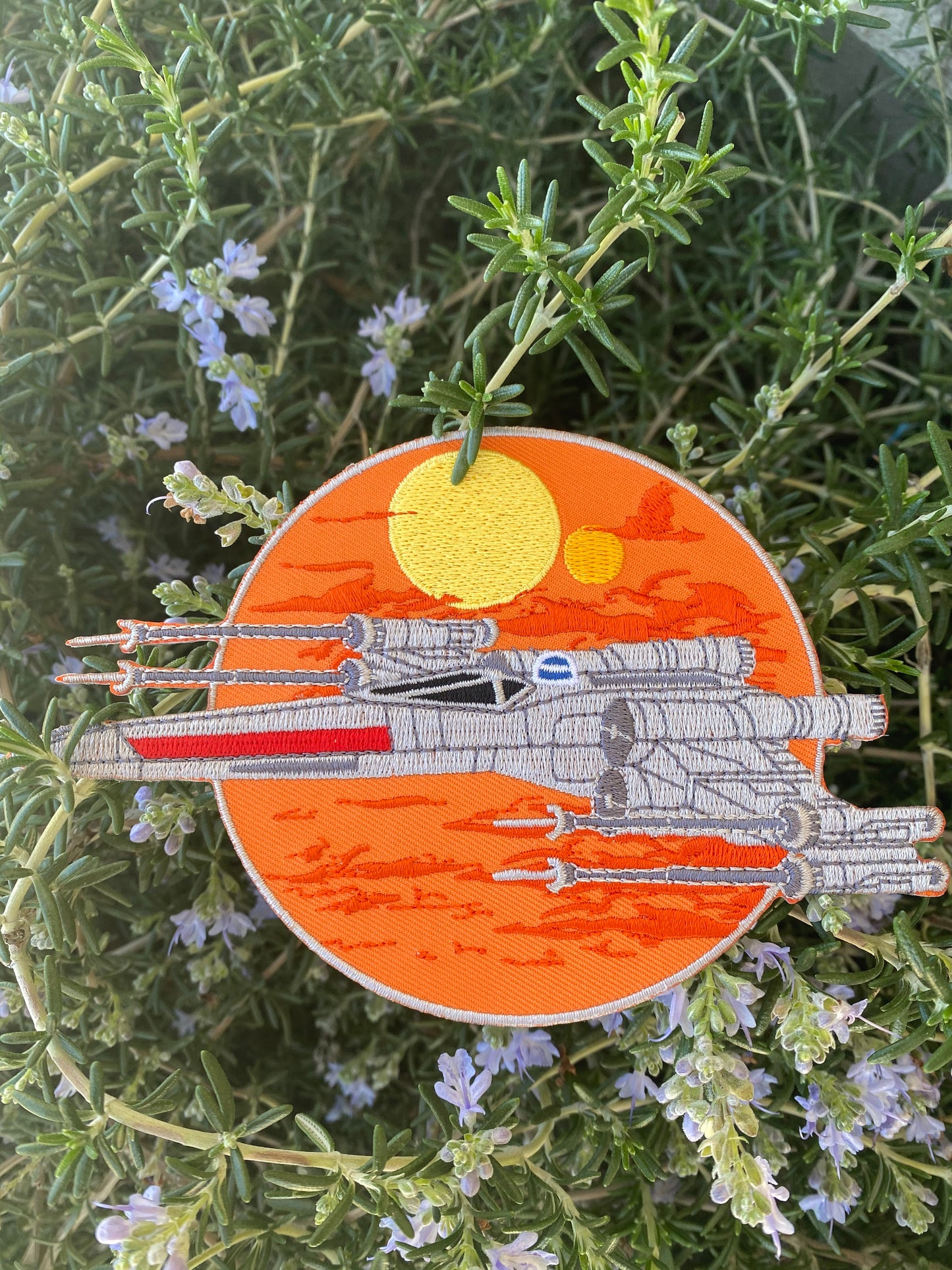 "Cruising the Twin Suns" Embroidered Patch