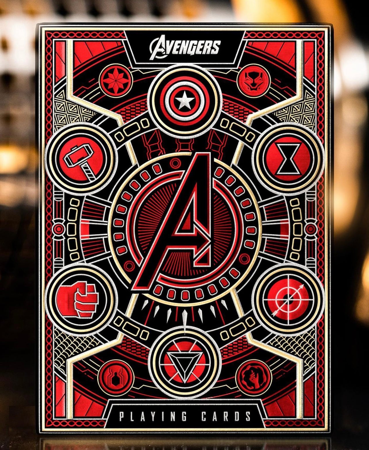 Red Variant Marvel The Infinity Saga Theory 11 Playing Cards