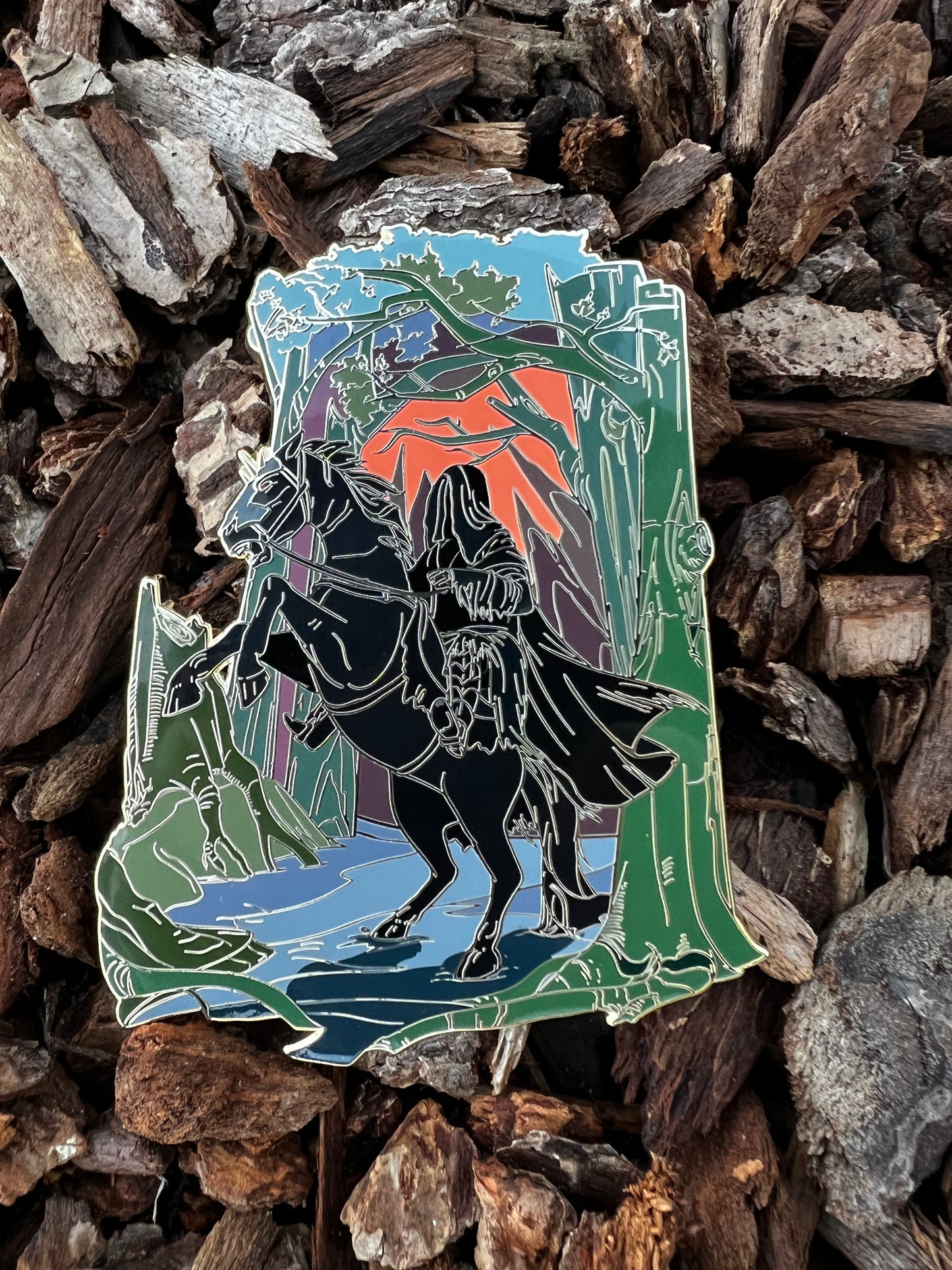 "And In The Darkness Bind Them" Pin 2 In hand NO GRADE