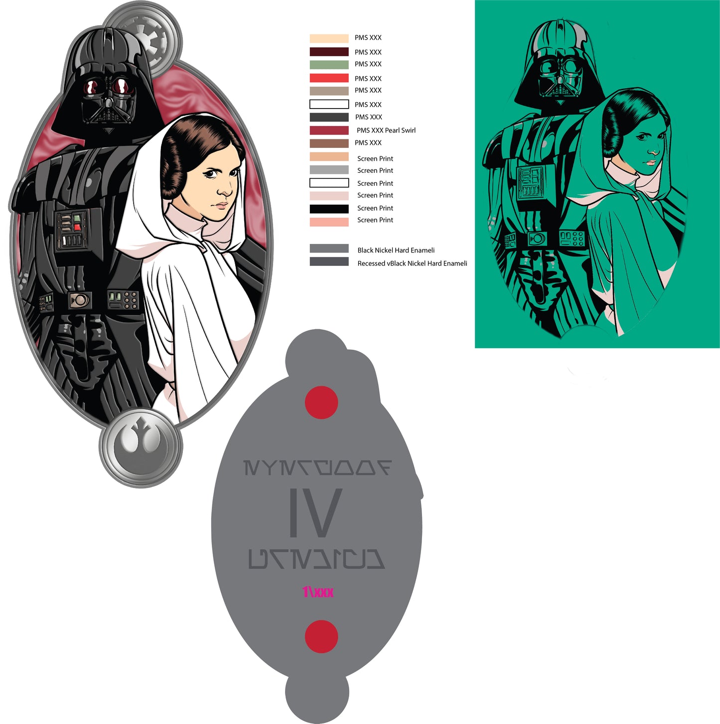 Black Nickel “IV Princess” in Hand release NO GRADE