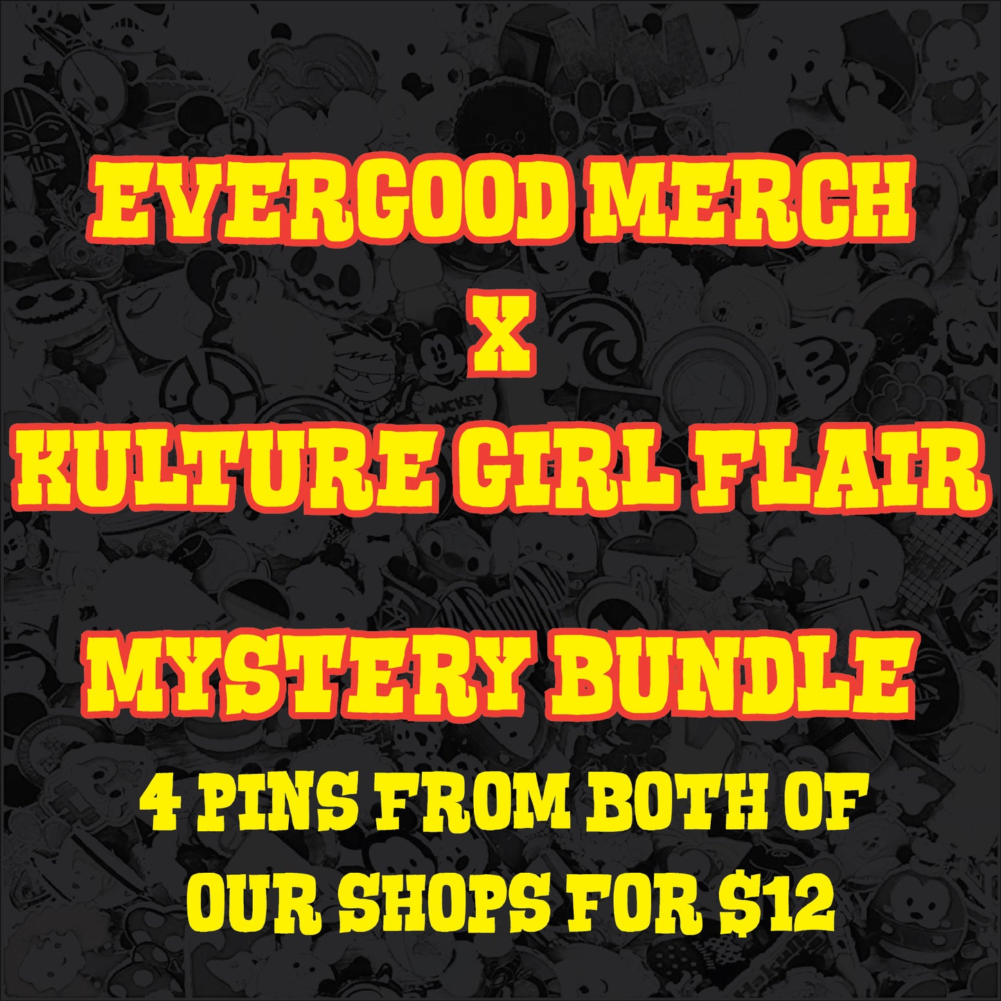 EverGood Merch And Kulture Girl Flair Mystery Bundle