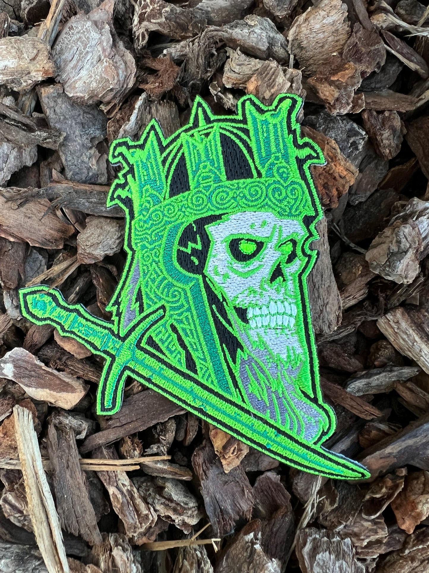 King of the Dead Embroidered Patch