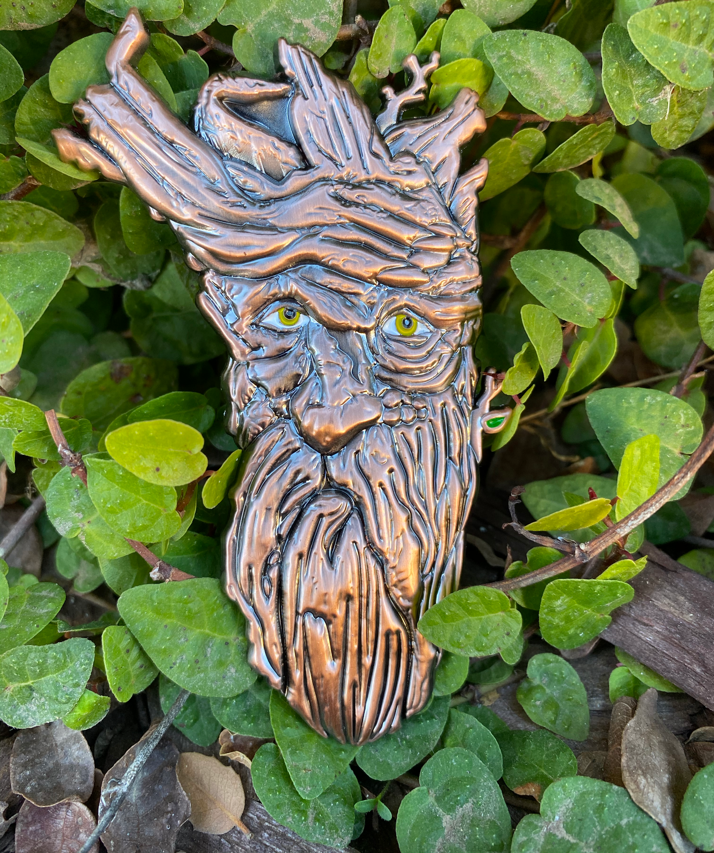 Tree With a Beard 3D enamel Pin